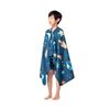 Decathlon - Compact Microfibre Swimming Towel With Snaps Size L 80 X 130 Cm - Print - One Size