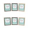 6PK Unigift Aspect 20x25cm MDF/Glass Picture Frame - Assorted