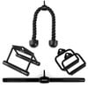 Smai Cable Machine Accessories - Set Of 5 - Black