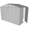 Build-a-Shed 3.0 x 2.3 x 2.3m Gable Single Hinged Side Door Shed - Zinc
