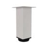Adoored 50 x 150mm White Square Metal Furniture Leg