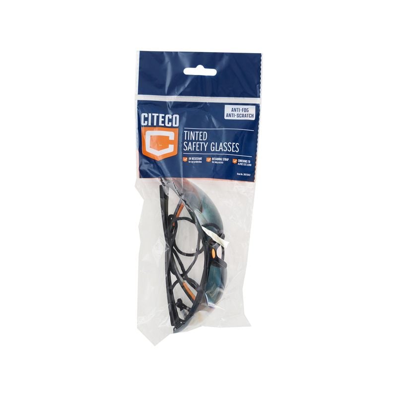 Safety Glasses Tinted Anti Fog 