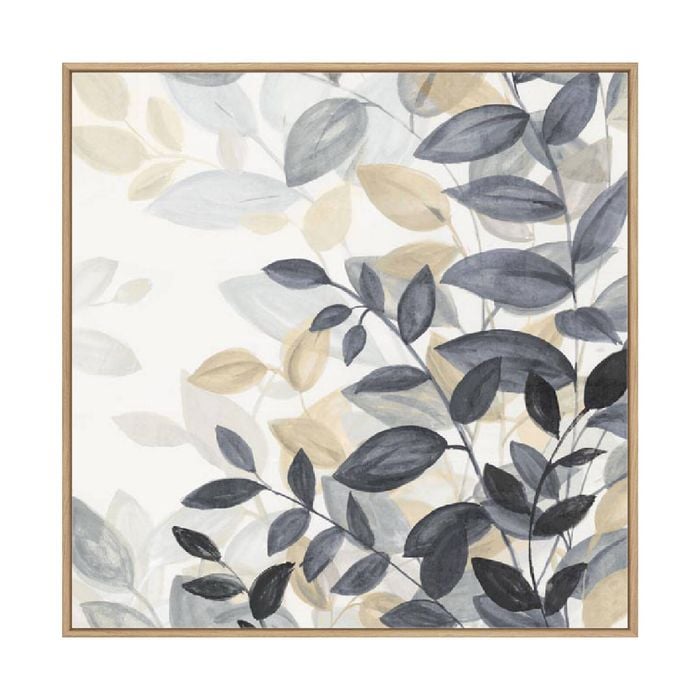 Artey | Fall Blooms II - Framed Canvas - Natural Frame - 64 x 64cm
