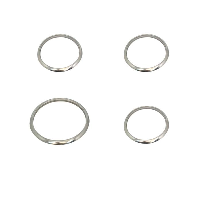 Stove Cooktop Complete Trim Ring Set Of X4 - Tr0102. Suits Electrolux