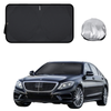 Front Windscreen Sun Shade for Mercedes-Benz S-class 2014 - 2020 Sedan (W222) - Standard 150 x 85 cm - Black
