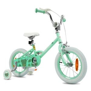 Costway 35cm Bicycle Adjustable Kid Balance Bike Training Wheels Green