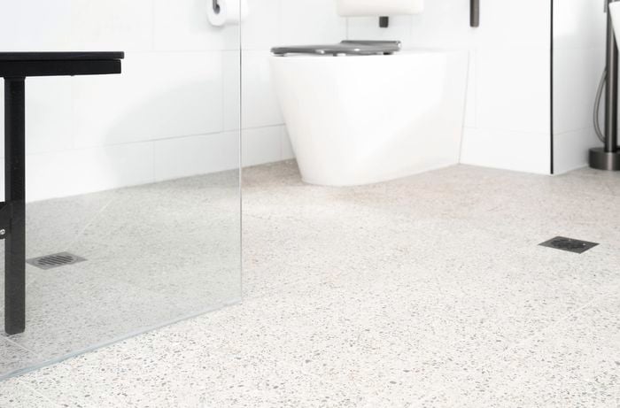 Non-slip finishes can greatly reduce the risk of falls