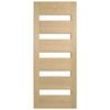 Corinthian 2040 x 820 x 40mm Entrance Door Blonde Oak Clear Glass AWO52G