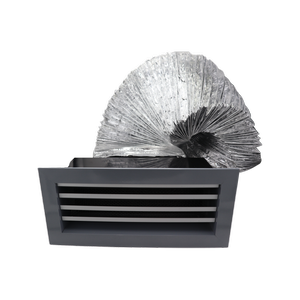 Builders Edge 150mm Aluminium Brick Vent Kit
