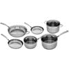 Premium Steel Stainless Steel Cookware 6 Piece Set Swiss Diamond