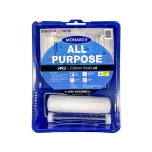 Monarch 230mm 4 Piece All Purpose Ultra Microfibre Roller Kit