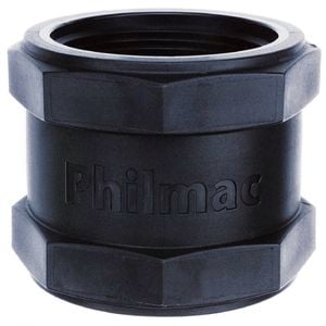 Marley Philmac 1 - 1⁄2 x 1" Black Threaded Reducing Socket