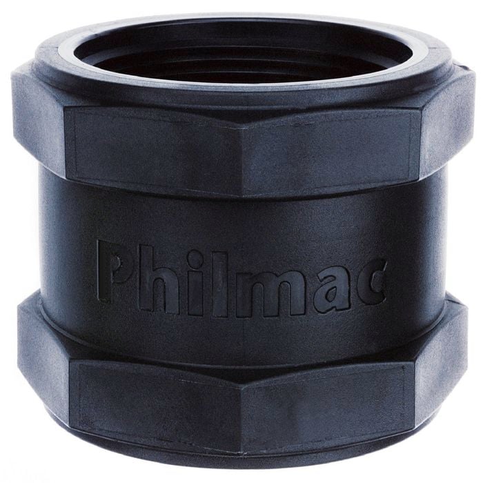 Marley Philmac 1 - 1⁄2 x 1" Black Threaded Reducing Socket
