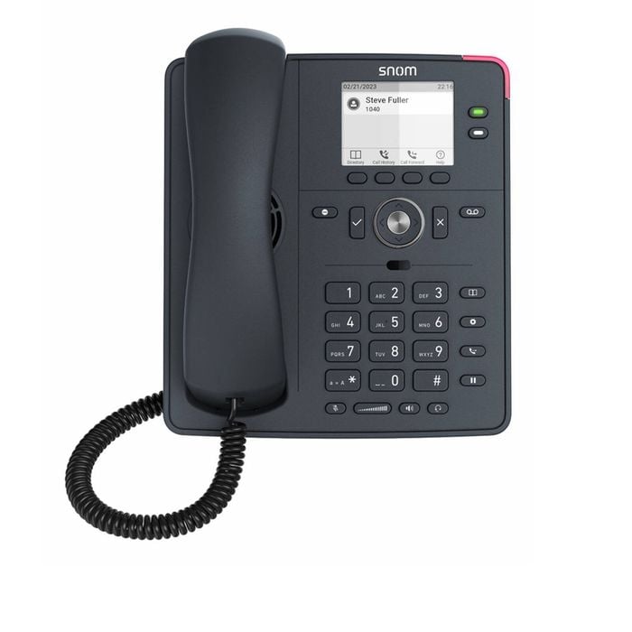 Snom D140 Desktelephone, Poe, Hd Audio, Cost-effective, 2 Sip Identities, Low Power Consumption (poe)