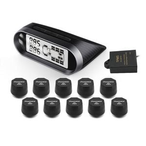 Promata Mata T2 Solar Tyre Pressure Monitor For Trucks - 10 External Sensors - With Booster