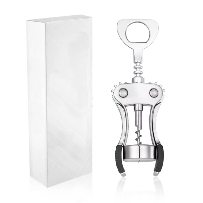 Winged Corkscrew Silver
