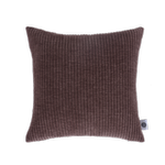 Astin Sinclair 45cm x 45cm Rum Raisin Chenille Rib Cushion