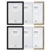 6PK Unigift Essence 21x30cm MDF/Glass A4 Picture Frame - Assorted