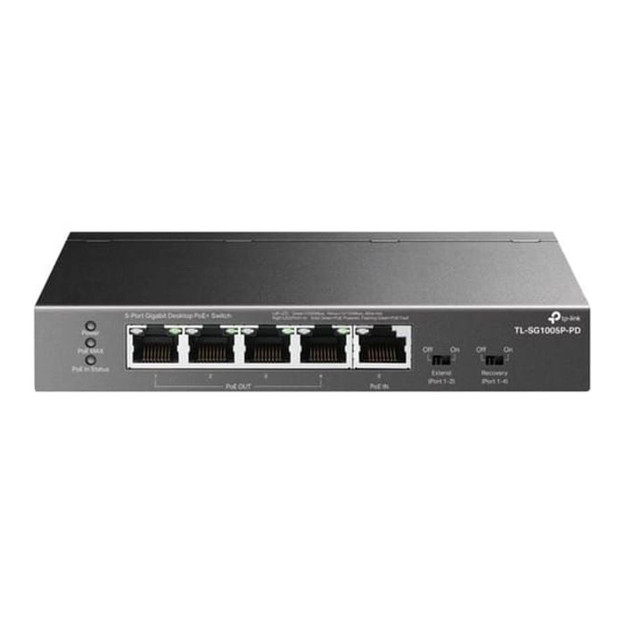 Tp-link 5-port Gigabit Desktop Poe+ Switch With 1-port Poe++ In/4-port Poe+out [tl-sg1005p-pd]