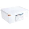 Araven Polypropylene Airtight Gastronorm Food Storage Containers With Lids 2/3 Gn 150mm 13.5l 4 Pack