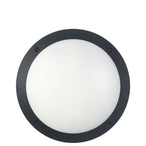 CLA Lighting Bulk Round LED Bulkhead Light IP66 IK10 Black