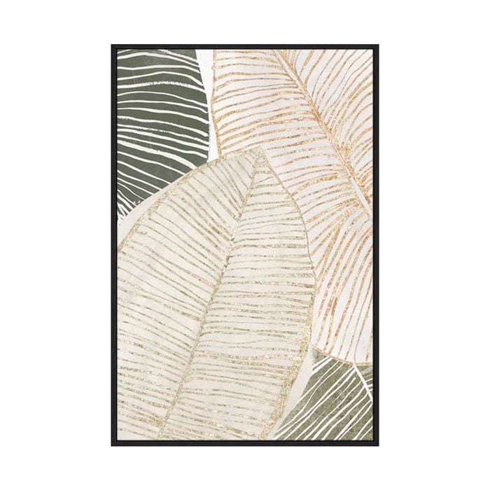 Artey | Tropic Breeze II - Framed Canvas - Black Frame - 40 x 60cm