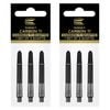 2x 3pc Target Carbon-Ti Titanium Shaft Accessory Intermediate - Black