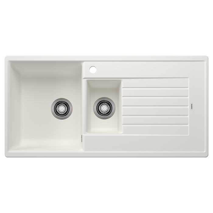 BLANCO White Silgranit ZIA 6S Left-Hand Bowl 528024