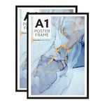 Cooper & Co. Set of 2 A1 Black Poster Photo Frames