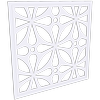 ProtectorAl 300-940 x 300-940mm Surfmist Morrocco Framed Composite Decorative Panel