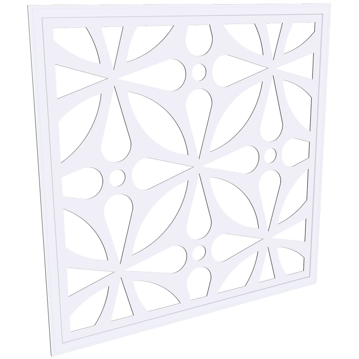 ProtectorAl 300-940 x 300-940mm Surfmist Morrocco Framed Composite Decorative Panel