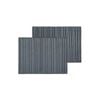 2pc KitchenAid Cotton Dish/Sink Drying Mats Carded Charcoal Grey