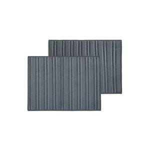 2pc KitchenAid Cotton Dish/Sink Drying Mats Carded Charcoal Grey