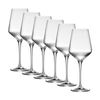 6pc Krosno Wine Glasses Crystal 450ml Capacity Set