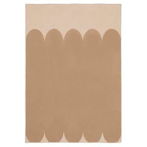 Loopsie-220cm X 150cm-ene Printed Beige Washable Rug