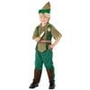 Disney Peter Pan Child Neverland Boys Fancy Dress Up Party Costume Size S