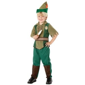 Disney Peter Pan Child Neverland Boys Fancy Dress Up Party Costume Size S