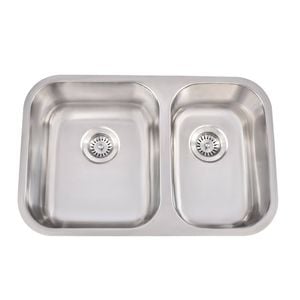 Estilo 1 And 3/4 Bowl Square Sink