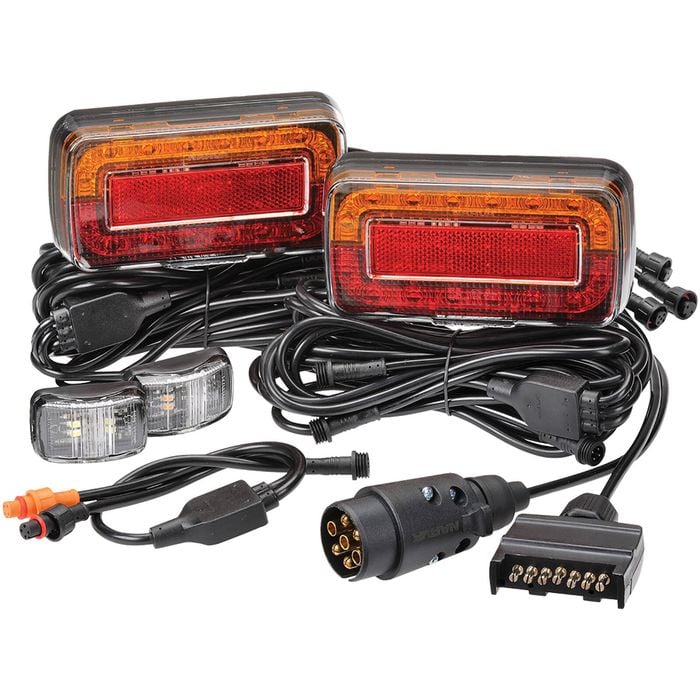 NARVA 12V Model 37 LED Plug and Play Submersible Trailer Lamp Kit Suitable for Boat Trailers up to 7m (22')