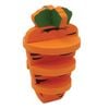 Rosewood Carrot Woodies 3-D Chew/Gnaw Hamster/Ferret Small Pet Activity Toy