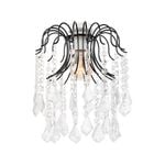 Brilliant 24cm Black Countess Luxury Batten Fix Shade