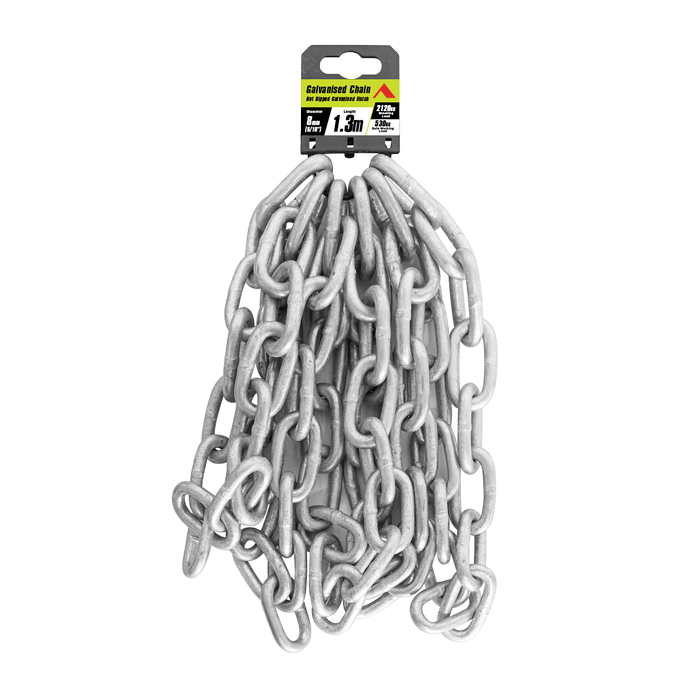 Pinnacle 8mm 5/16" x 1.3m Galvanised Chain
