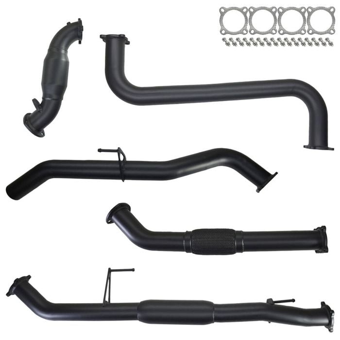 Ignite Exhausts Turbo Back For Nissan D40 Navara 2.5l Manual 3" Cat & Hotdog 409 Stainless Steel