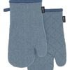 2pk Ladelle Eco Recycled Blue Heat Protection Kitchen Oven Mitts