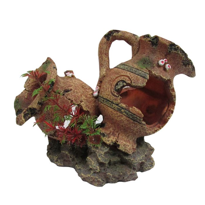 Urs Ornament 2 Broken Pots Reptile Accessory Medium