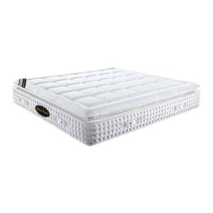 Premium Cotton Fabric Individual Pocket Spring Anti Mite Breathable Foam Queen Mattress