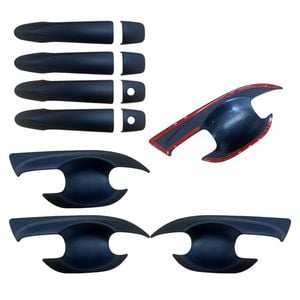 Door Handles Bowl Inserts Cover for Nissan Navara D23 NP300 2015-2025 Matt Black protector