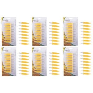 6x 8pc Appetito Corn Holders Home Kitchen Cooking Accessory - Yellow