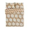 KAS Australia Decker Quilt Cover Tribal Geometry Cotton Toffee - Super King