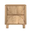 Cosmoliving Arched 2 Drawers Bedside Table